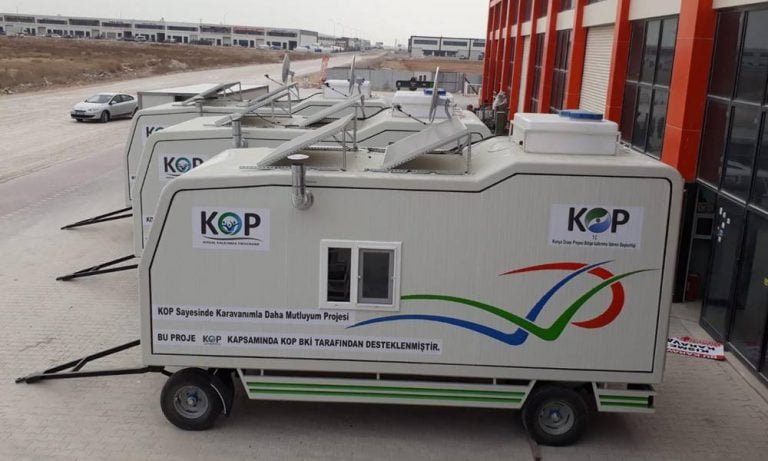 Konya Ovası Projesi’nde güneş enerjisi donanımlı karavanlar hazır