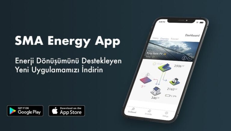 Güneş enerjisi santraliniz artık mobil cihazınızda! SMA Energy