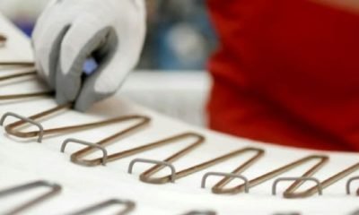 Fibrothal® ısıtma modülleri, Kanthal'ın Walldorf'taki tesisinde üretiliyor.