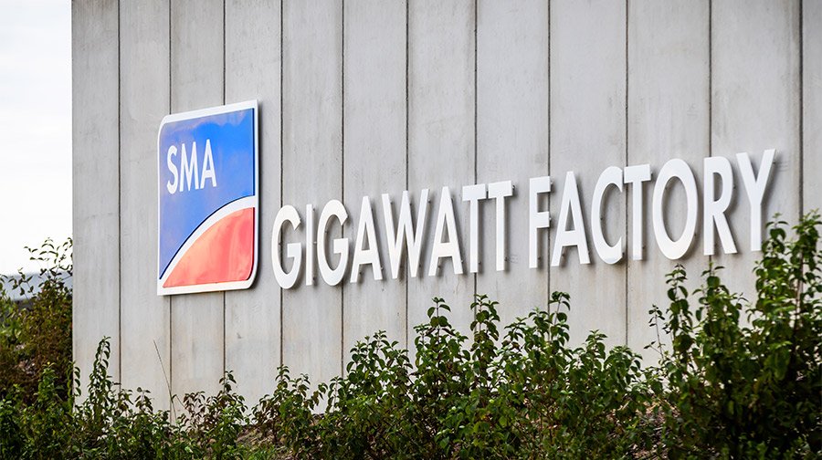 SMA'nın Niestetal'deki Gigawatt Factory üretim tesisi